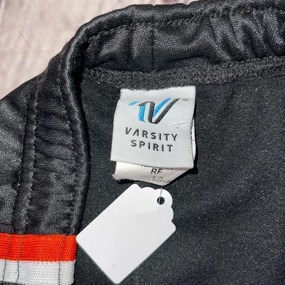 Varsity spirit Black and orange athletic pants - Picture 2 of 5